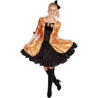 tectake Women's Baroque Princess Costume in Gold | Size: Medium
