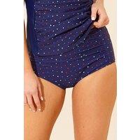 Beachcomber Women's High Waist Bikini Brief in Mid Navy | Size: 20