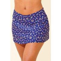 Beachcomber Women's Swim Skirt With Sewn In Brief in Blue | Size: 18