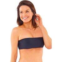 Scuba Women's Bandeau Bikini Top in Black | Size: 6