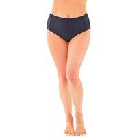 Scuba Women's High Waist Bikini Briefs in Black | Size: 10