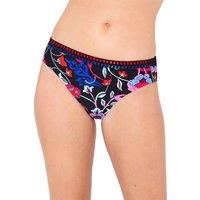Beachcomber Women's Crochet Standard Bikini Brief in Black | Size: 20