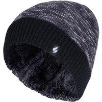 Heat Holders Women's Thermal Knitted Beanie Hat for Winter in Black