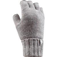 Heat Holders Women's Knitted Fleece Lined Winter Thermal Fingerless Gloves in Grey