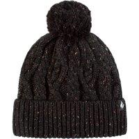 SOCKSHOP Heat Holders Women's 1 Pack Salzburg Cable Knit Hat in Black