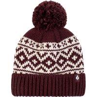 SOCKSHOP Heat Holders Women's 1 Pack Billingen Turn Over Cuff Hat in Wine
