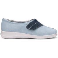 Hotter Women's 'Wrap' Slippers in Pale Blue | Size: 9