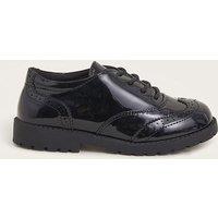 Monsoon Women's Patent Brogues in Black | Size: 3