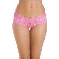 Camille Women's Two Pack Floral Lace Boxershort in Pink | Size: 12