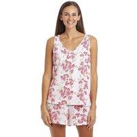Camille Women's Spandex Short Pyjama Set in Pink | Size: 18-20