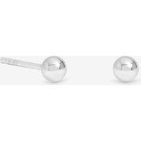 Simply Silver Women's Sterling Silver 925 Polished Ball Stud Earrings
