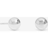 Simply Silver Women's Sterling Silver 925 Polished Ball Stud Earrings