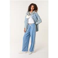 Blue Vanilla Women's Blue Side Stripe Trouser | Size: XL