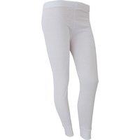 Floso Women's Thermal Underwear Long Jane Johns (Standard Range) in White | Size: 6