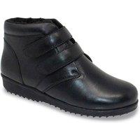 Chums Women's Wide Fit Touch Close Thermal Lined Boot in Black | Size: 6