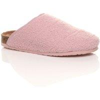 AJVANI Women's Flat Heel Footbed Mules Slippers in Pink | Size: 8