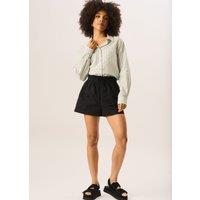 Gini London Women's Black Draw String Short | Size: 10
