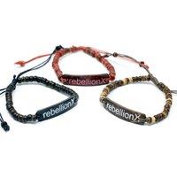 KDMD Women's Coco Slogan Bracelets - Rebellion X - (Set of 6)