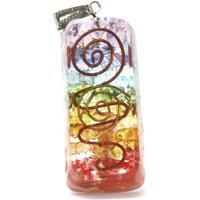 KDMD Women's Orgonite Power Pendant - Rainbow Copper Attractor