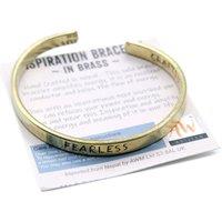 KDMD Women's Inspiration Bracelet - Brass Selection in Gold