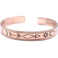 KDMD Women's Inspiration Bracelet - Copper Snrise, Galaxy, Stars, Earth in Maroon