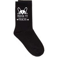 60 SECOND MAKEOVER Women's Pardon My Frenchie Mum Black Socks
