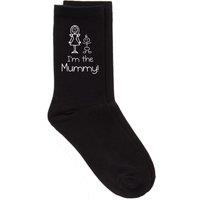 60 SECOND MAKEOVER Women's I'm The Mummy Black Socks