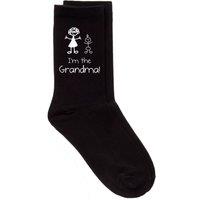 60 SECOND MAKEOVER Women's I'm The Grandma Black Socks