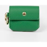 Etre Women's Asher Wireless Earbuds Case Faux Leather in Green