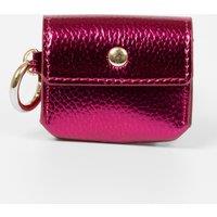 Etre Women's Asher Wireless Earbuds Case Metallic Faux Leather in Pink