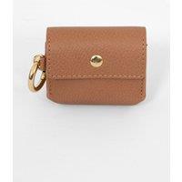 Etre Women's Asher Wireless Earbuds Case Faux Leather in Tan
