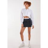 Pink Vanilla Women's Boxer Style Utility Mini Skirt in Navy | Size: 6
