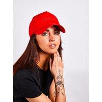 SVNX Women's Embroidered Baseball Cap in Setting Sun in Orange