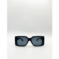 SVNX Women's Oversized Square Frame in Black