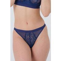LINGERIE ROOM OFFICIAL Women's Mimsy Thong Navy in Midnight | Size: 2XL