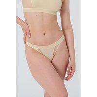 LINGERIE ROOM OFFICIAL Women's Blithe Brief Rust in Light Beige | Size: Large