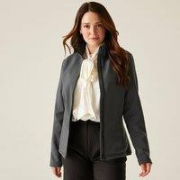 Regatta Women's Ablaze Printable Softshell Jacket in Dark Grey | Size: 16