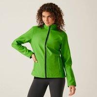 Regatta Women's Ablaze Printable Softshell Jacket in Bright Green | Size: 16