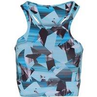 TriDri Women's Performance Sports Mid Length Bra in Turquoise | Size: XS