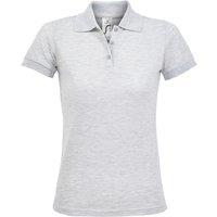 SOL'S Women's Prime Pique Polo Shirt in Grey | Size: Medium