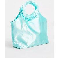 SVNX Women's Satin Grab Bag in Blue