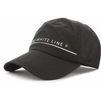 Fine White Line Women's Unisex Continuum Cap in Black