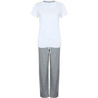 Towel City Women's Pyjama Set in White | Size: 3XL