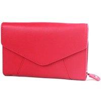 Eastern Counties Leather Women's Camille Envelope Leather Purse in Red