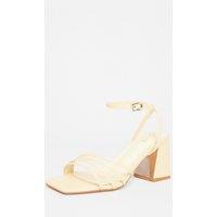 Quiz Women's Lemon Strappy Heels | Size: 5