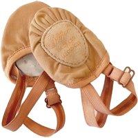 Silky Dance Women's Canvas Leather Pad Contemporary Half Shoes in Natural | Size: 9-10