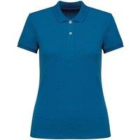 Native Spirit Women's Pique Polo Shirt in Cobalt | Size: 2XL