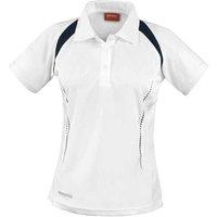 Spiro Women's Team Spirit Polo Shirt in Off-White | Size: 14