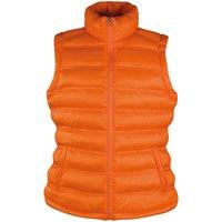 Result Women's Ice Bird Padded Gilet in Orange | Size: 10