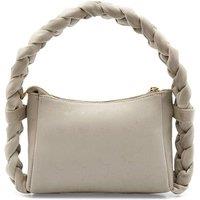 Belissh Women's Braided Handle Shoulder Bag in Beige